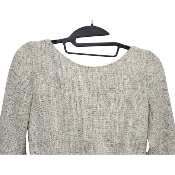 The Fold Camelot Dress White Tweed Fit & Flare - Picture 4 of 15